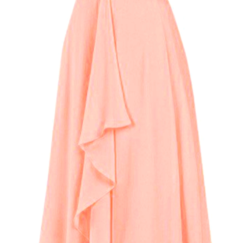 Peach wedding dress size 10 Azazie